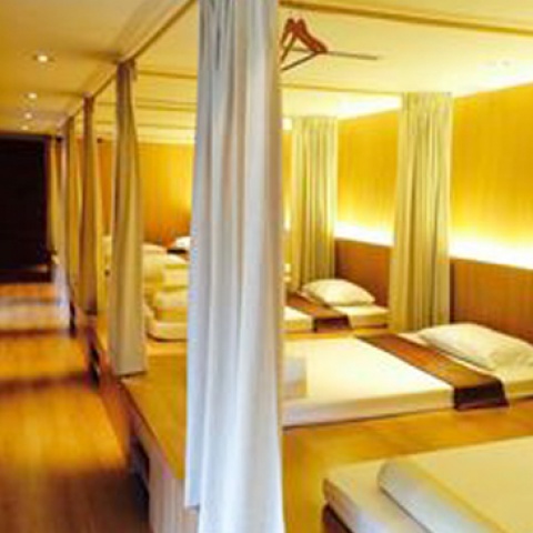 Màn vải cho Spa - Màn ngăn giường Spa